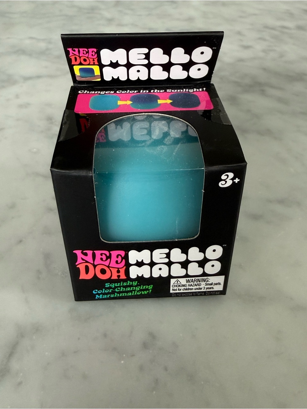 Mello Mallo Color-Changing Squishy- blue *authentic*
